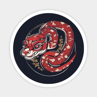 Chinese Year of the Snake Zodiac Magnet